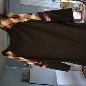 3x long sleeve black top